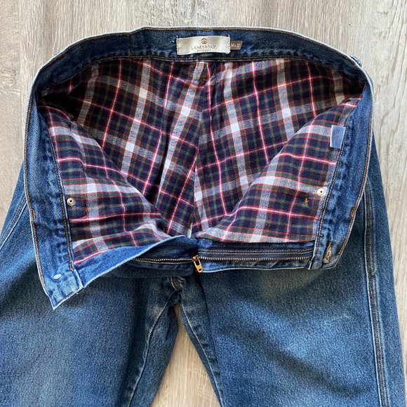 📦SOLD📦 Vintage Broke in Lanesboro Fully Lined Flannel Jeans - Picture 6 of 12